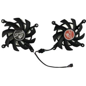 Videokaartventilator Grafische koeler voor kleurrijke iCafe RTX 3060 voor gaming L 12GB voor Tomahawk DUO 3050 8G(Tomahawk 3060 Fan)