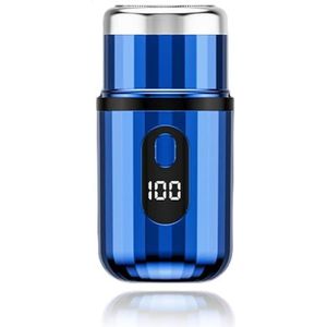 -elektrisch scheerapparaat - Draagbaar USB-oplaadbaar scheerapparaat voor mannen, scheerapparaat zakformaat, nat en droog herenscheermes voor auto en reizen