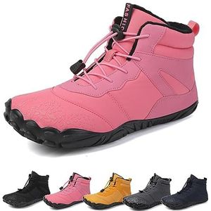 Blotevoetenschoenen voor dames, winter, outdoor, blote voetschoenen, herfst, waterdicht, blote voeten schoenen, blote voeten schoenen, roze, 43 EU