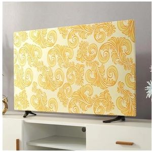 WLTYSM Tv-hoes, tv-hoes, bescherming, stofkap, huishouden, hangende tv, stofkap, polyester afdekdoek, 72-137 cm, universele tv-displaybeschermers voor woningdecoratie (H,50 inch)