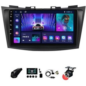 BOJONTN 22,9 cm (9 inch) Android 12 Autoradio 2 DIN voor Suzuki Swift 4 2011-2017 met achteruitrijcamera, stuurwielbediening, Bluetooth, GPS, Navi CarPlay, draadloos (grootte: S200 2+32G)