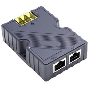 Starlink PoE-injector, 150W GigE Passieve Overspanning ESD-bescherming PoE-injector met LAN-poort voor Starlink Internetkit Satelliet Hogesnelheidsnetwerk