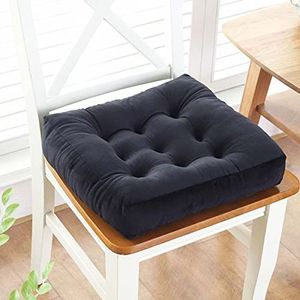 8 cm dikke stoelkussens zitkussen 45 x 45 cm / 50 x 50 cm tuinstoel kussens grote warme kussens voor binnen en buiten kantoor thuis