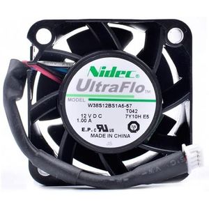 Original W38S12BS1A5-57 3828 3.8cm 12V 1.00A 4line server power supply fan