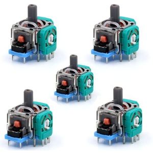 Axinyue 5PCS Replacement Analog Joystick draadloze 3D analoge thumbstick,Vervangende Analoge Joystick 3D Joystick,Voor PS4 Dualshock 4 Xbox One-Controller Xbox Elite Draadloze Controller
