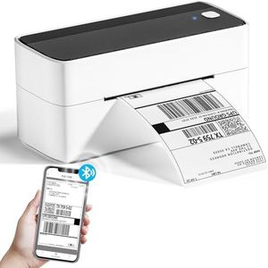 Phomemo Labelprinter Bluetooth 4x6, Thermische Labelprinter, 4 x 6 label printer, voor Barcode, Amazon, Etsy, Shopify, Royal Mail, DHL, FedEx, UPS