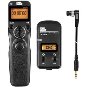 Pixel TW283-DC0 draadloze camera remote trigger afstandsbediening timer bereik compatibel met Nikon Z8 Z9 D3 D4 D5 D6 D800 D850 D800E D810 D810A D700 D500 D300 D200 F6 F100F50 F90X F90 D1X D2H D3X
