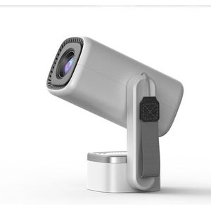Draagbare mini-projector met wifi 6 en Bluetooth, 4K 1080P, draagbaar, projector, 180 graden, draaibaar, filmprojector, autokeystone