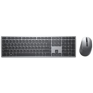 DELL KM7321W toetsenbord Inclusief muis RF-draadloos + Bluetooth QWERTZ Tsjechisch, Slovaaks Grijs, Titanium