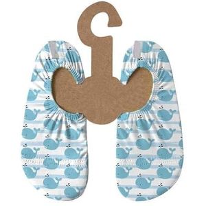 Slipstop Kinderpantoffels badschoenen Funny Cats - kleurrijk, Dori witte walvissen, 21/23 EU