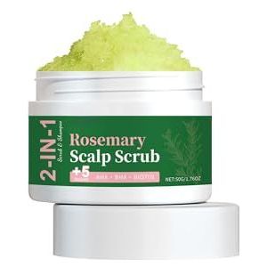 2-in-1 Hoofdhuidscrub, Milde Exfoliant For Oliecontrole, Volumegevend En Versterkend Haar, Verzachtende Hoofdhuidreiniger(2PCS)