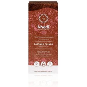 khadi - LIGHT BROWN - Plantaardige Haarkleur - 100g - 100% Natuurlijk en Veganistisch
