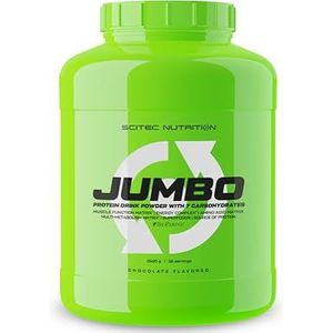Scitec Nutrition Jumbo - Gewichtstoename met veel calorieën - met multicomponenteiwit - aminozurenmatrix - metabolische matrix - supervoedingsmix, 3,52 kg, Chocolade