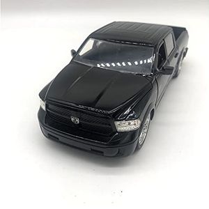 Miniatuur auto Voor Dodge 1500 Amerikaanse Off-road Pick-up Truck Simulatie Legering Model Auto Speelgoed 1:24"" (Color : Zwart)