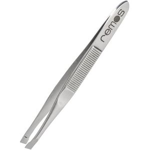 REMOS pincet van roestvrij staal met schuine punt - 8 cm