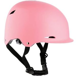 Nils Extreme Fietshelm 51-57 cm voor kinderen, veilige helm voor meisjes en jongens, skaterhelm met maataanpassing, kinderhelm voor fiets, skateboard en scooter, roze, MTW02 - S