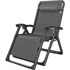 Ligstoel Tuinligstoel Beach Yard Folding Recliner Home Leisure Rugleuning Seat, Verstelbare Chaise Lounge Stoel Voor Buiten Binnen Buitenligstoel Tuinstoe(A)