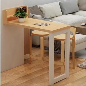 Bureau inklapbare eettafel Aan de wand gemonteerde Drop-Leaf tafel Multi-Function Folding Wand Desk Office Werkbank Computer Deskfor Office Home Kitchen Folding Wand Desk(Size:113 * 105 * 40cm)