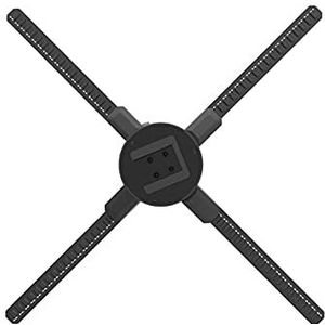 Holografische reclame-machine Naked Eye 3D Fan scherm 52 cm met WIFI Mobiel App Controle Party Decoraties Draaiende verbeelding