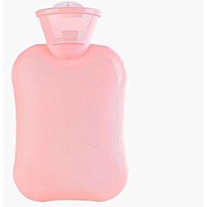DieffematicRSD Warmwaterkruik Pure Kleur Warm Water Zak Water Vullen Verdikte Winter Handwarmer Draagbare Water Injectie Warm Water Zak voor Pijn Relie (Color : Pink)
