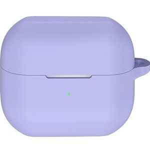Voor Samsung Galaxy Buds 3 Pro/3 hoofdtelefoonhoes Siliconen hoes Drop-proof en stofdichte hoofdtelefoon case (paars)