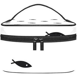 Make-up Organizer Bag, Reizen Make-up Tas Organizer Case Draagbare Cosmetische Tas voor Vrouwen en Meisjes Toiletries Zwart Tiddler, Meerkleurig, 22.5x15x13.8cm/8.9x5.9x5.4in