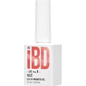 IBD Haze Magnetische gel, 15 ml, made in USA, 3D Cat-Eye-effect, led/uv-nagellak voor duurzame manicure en trendy nagels