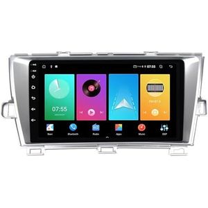 Android 14 2 Din Autoradio voor Toyota Prius 3 2009-2015 - Steun Carplay Android Auto DSP-9"" Touchscreen Auto Stereo Met Stuurwielbediening WIFI 4G Bluetooth Split-Screen(B,P2 WIFI 4-Core 1G+32G)