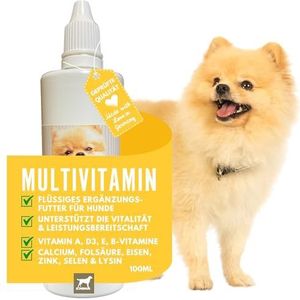EMMA Multi Vitamine B-complex voor honden, vitaminen B1, B2, B6, B12, calcium, foliumzuur, ijzer, zinkvloeistof 100 ml