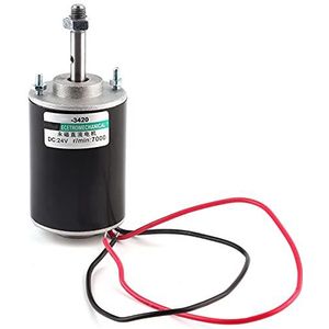 Permanente Magneet DC-motor Omkeerbaar Hoge Snelheid Geluidsarm CW CCW Mini Geborstelde Elektrische Versterkermotoren 30W (24V7000 tpm)