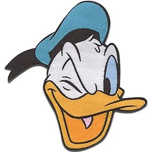 Lapjes Appliqués - Mickey Mouse Donald Duck - overdrukplaatjes opzetstukken Applicaties opnaaien opstrijken Lap Patches, Maat: 7 x 7,4 cm