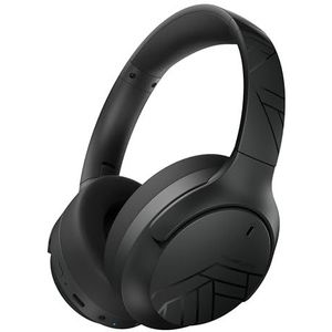 PowerLocus Bluetooth hoofdtelefoon, over-ear, 60 uur speeltijd, draadloze hoofdtelefoon met 4 EQ-modi, Hi-Fi stereo opvouwbare hoofdtelefoon met microfoon voor iPhone/reizen/Android/laptops (zwart)