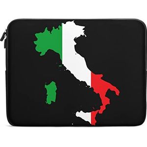 Italiaanse kaart vlag grappige laptop mouw draagtas messenger aktetas beschermhoes voor 10/12/13/15/17 inch
