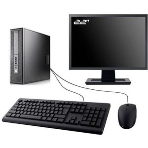 PC HP EliteDesk 800 G2 SFF, 22 inch Intel I7-6700 RAM, 64 GB, SDD, 240 GB, W11 WiFi (gereviseerd)
