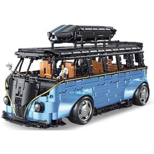 SPIRITS 60125 stadsbus bouwset for volwassenen, 1: schaalmodel auto moderne klassieke camper bouwpakket bouwvoertuig speelgoed, cadeaus for tieners volwassenen