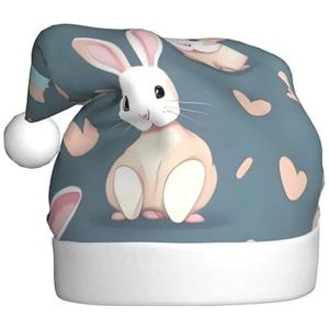 MYGANN Cartoon Leuke Bunny Unisex Kerst Hoed Voor Thema Party Kerst Nieuwjaar Decoratie Kostuum Accessoire