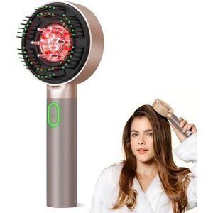 DONNERBERG® MIO hair & scalp care Beige, electric hair oil applicator with 7-year power motor guarantee: the head massage brush for relaxing scalp massage & effective hair care