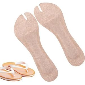 Inlegzolen voor flip-flop-sandalen, bekleding voor teenslippers, kusseninzetstukken voor sandalen, teenslippers op te snijden, zachte voorvoetkussens voor flipflops, zelfklevende houder voor