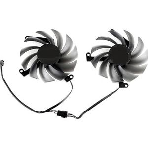CF-12915S RTX 3080 koelventilator vervangen voor INNO3D 3070 Ti 3090 ICHILL X4 OC grafische kaartkoelerventilator(Black 2-Fan)