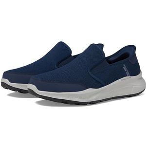 Skechers Heren Handsfree Slip-ins Equalizer 5.0 DRAYZE Sneaker, Navy Mesh/Duraleather, 12 UK, Navy Mesh Duraleather, 47.5 EU