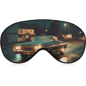 Running Car Blackout Sleep Eye Mask, geventileerde stof, verstelbare draagstijl, nul druk slaapmasker zacht huidvriendelijk oogmasker voor vrouwen mannen
