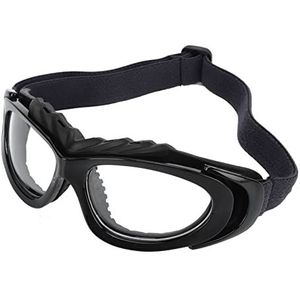 Voetbalbril, Comfortabele HD-sportbril, Explosieveilige Verstelbare Hoofdband voor Buiten Fietsen voor Basketbal (zwart)