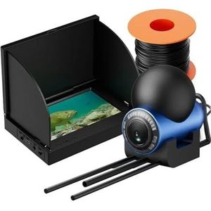 HD 4,3 inch ultraheldere fishfinder LCD-scherm onderwatercamera met nachtzicht Complete visuitrustingset 15m/20m/30m/50m voor zee-, meer-, boot- en kajakvissen(4.3in 15M)