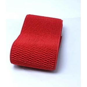 6CM brede duurzame broek rok riem kleur elastische band/twill elastische tape latex elastische tape rubberen band-rood-60mm-1M