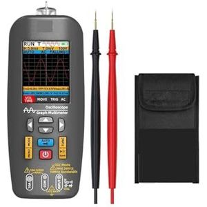 Grafische multimeter, draagbare oscilloscoop, diodentester en Hertz (grijs)