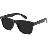 Outdoor retro afstand gepolariseerde bijziendheid zonnebrils -3.50 rijden getinte grijze bijziend bril