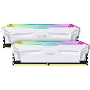 Lexar Mémoire Kit 16Go (2x8Go) DIMM DDR4 Ares RGB PC4-32000 (4000 Mhz) (Blanc)