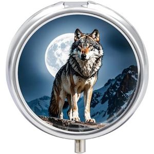 Timberwolves Pillendoosje Pillendoosje Pil Organizer Geneeskunde Pil Organizer Wekelijkse Pil Organizer Pil Houder Kleine Pil Case Pil Containers Pil Houder voor Portemonnee