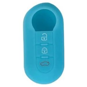 QWLEYCHN siliconen autosleutel case cover, voor Fiat 500 Panda Ducato 500L Punto Lancia Musa voor Peugeot Boxer voor Citroen Jumpe