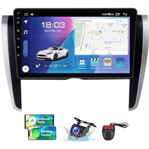 Voor Toyota Allion T260 2007-2020 Android 13 Carplay Autoradio, 9 inch Scherm Radio Android Auto Bluetooth Handsfree 4G WiFi FM/RDS/DAB+ Radio HiFi Achteruitkijkcamera + DVR(NF-3)